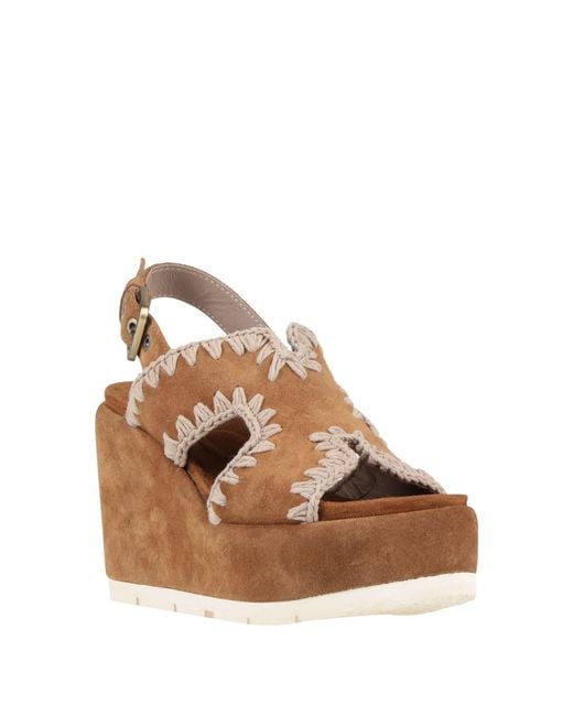 Mou Brown Sandals
