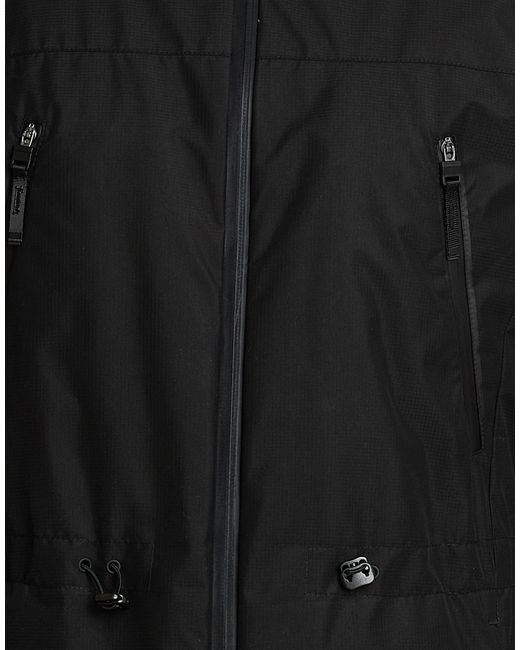 Herno Black Puffer Polyester, Polyimide, Polyurethane