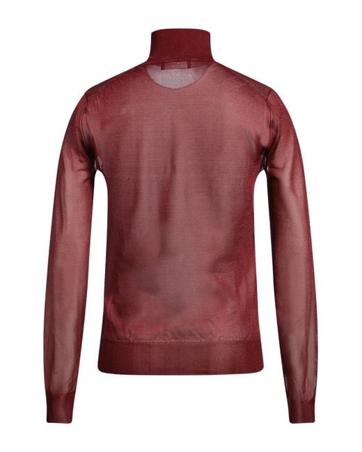 Dolce & Gabbana Red Turtleneck for men