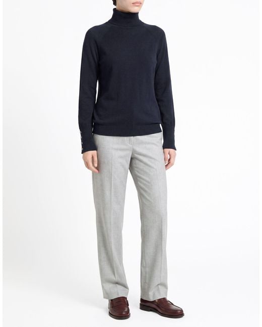 Alpha Studio Blue Rollkragenpullover
