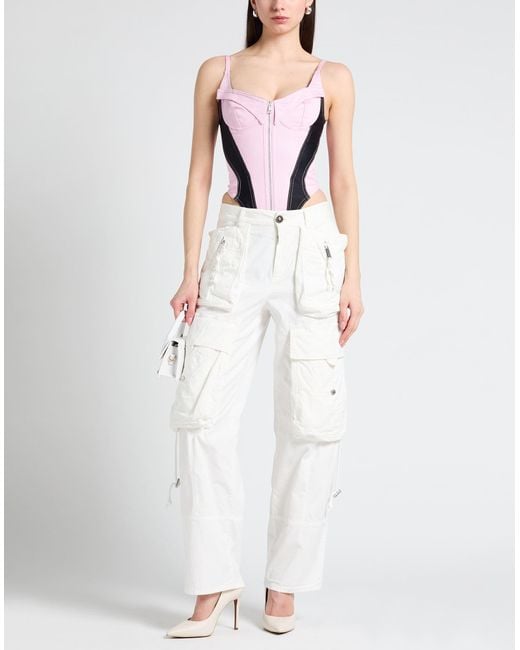 Mugler Pink Bodysuit