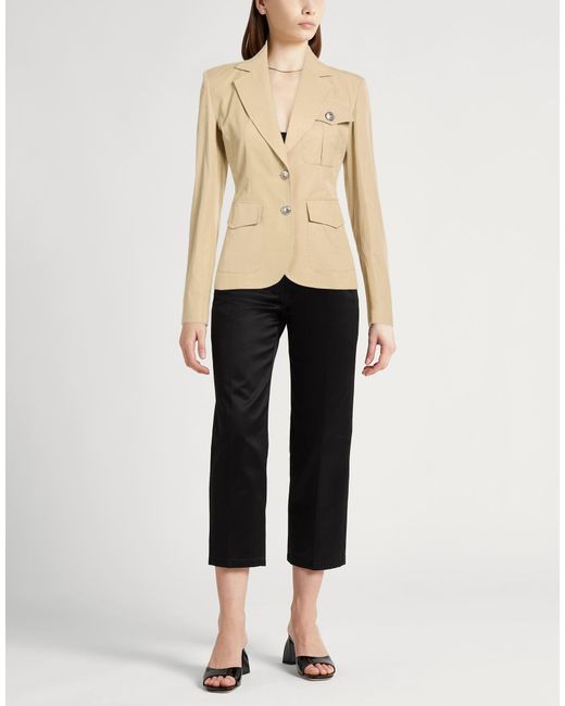 Liu Jo Natural Blazer Cotton, Lyocell