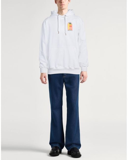 Casablanca White Sweatshirt Organic Cotton for men