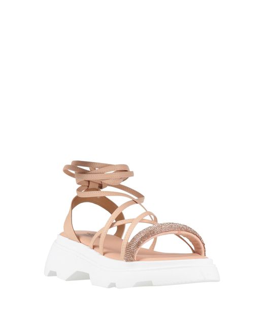 Tosca Blu White Sandals Leather