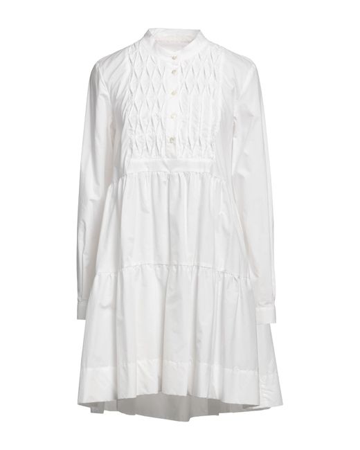Bohelle White Short Dress