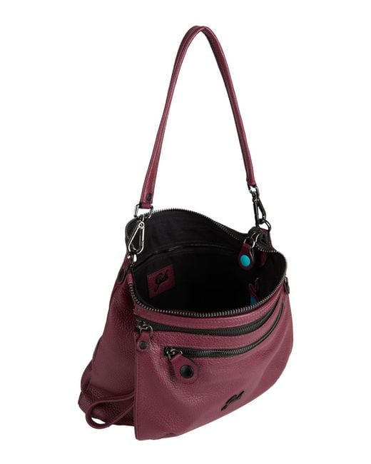 Gabs Purple Handbag Calfskin