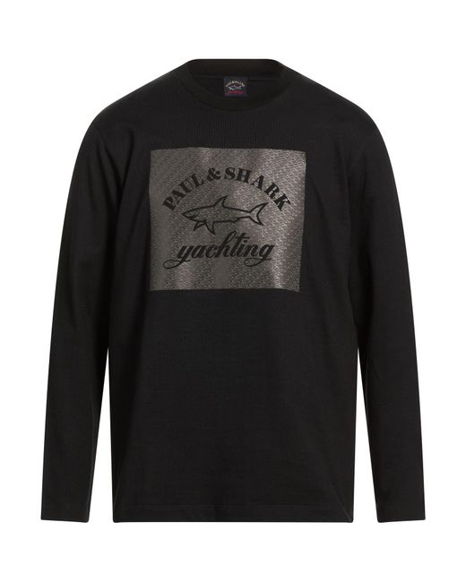 Paul & Shark Black T-Shirt for men