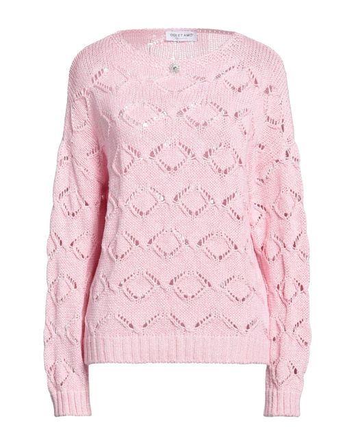 Odi Et Amo Pink Sweater