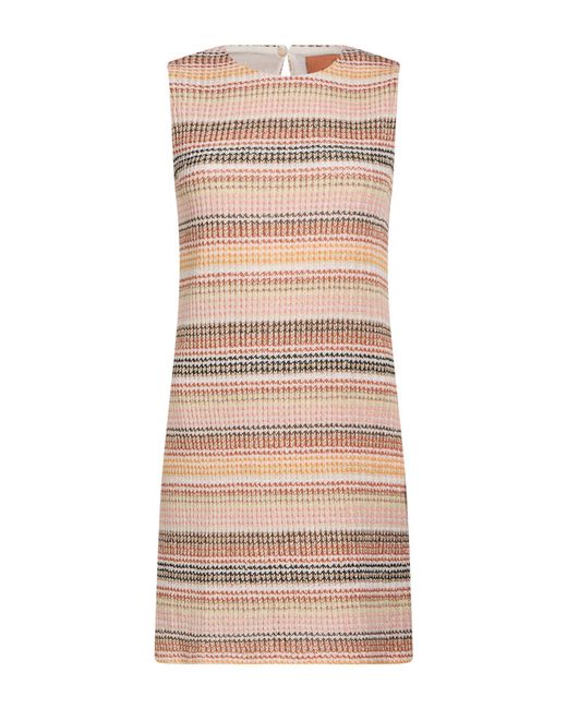Missoni Natural Cream Mini Dress Cotton, Modacrylic, Polyamide, Polyester