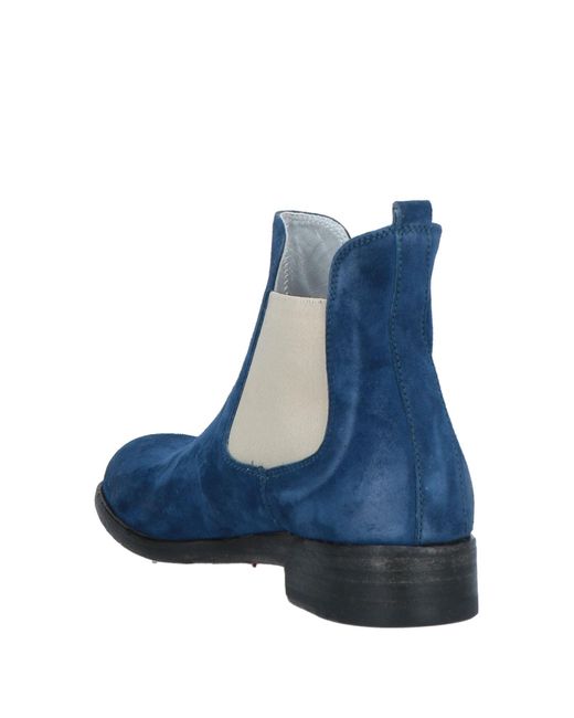 Corvari Blue Ankle Boots