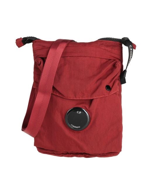 C P Company Red Cross-Body Bag for men