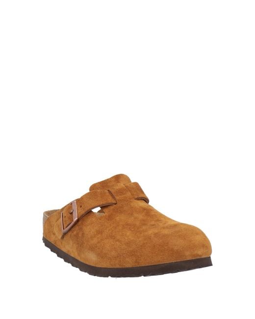 Birkenstock Brown Tan Mules & Clogs Leather for men