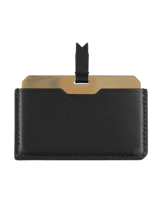 Tarjetero Lanvin de color Black