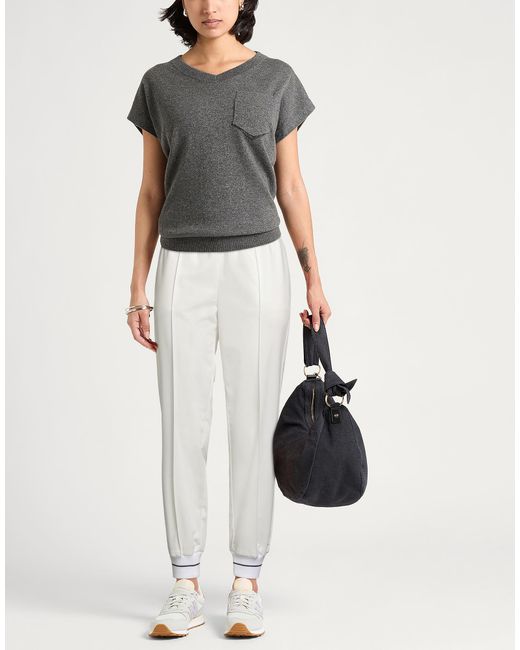 Semicouture White Trouser