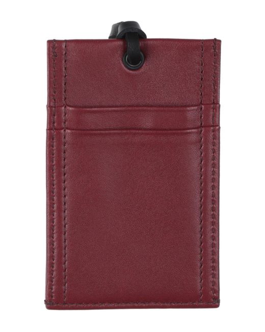 McQueen Purple Cardholder Leather