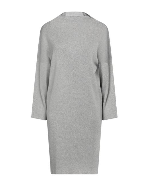 Soallure Gray Mini-Kleid