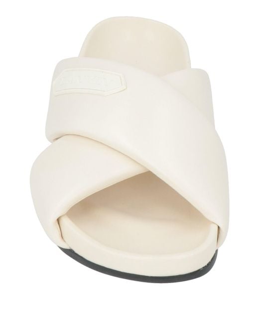 Lanvin White Sandals