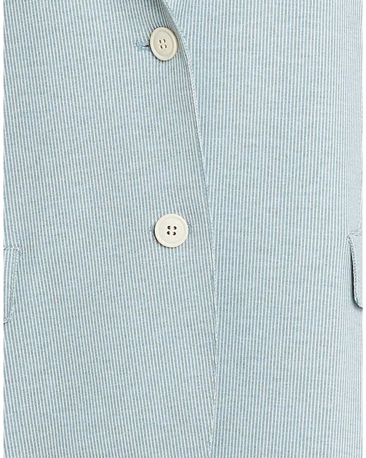 Eleventy Blue Blazer Viscose, Polyester, Polyamide, Elastane