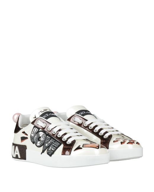 Dolce & Gabbana White Sneakers Leather