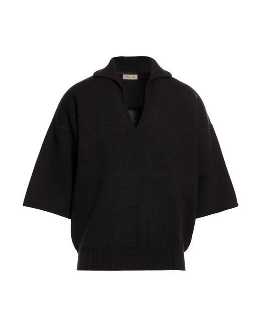 Fear Of God Black Sweater Virgin Wool, Nylon for men