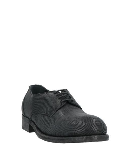 Mattia Capezzani Black Lace-up Shoes for men