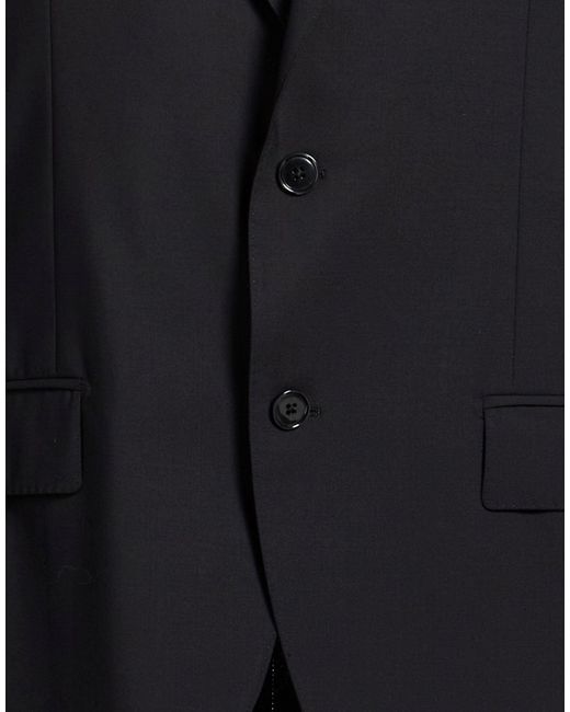 Lardini Black Blazer Wool, Elastane for men