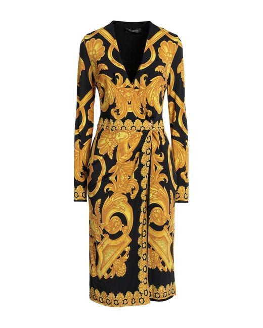 Vestido Midi Versace de color Metallic
