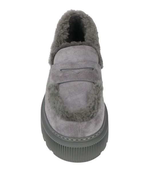 Santoni Gray Loafer