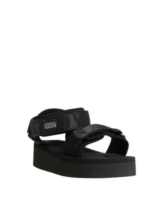 Suicoke Black Sandals