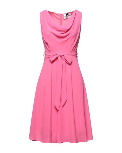 No Secrets Pink Midi Dress Polyester