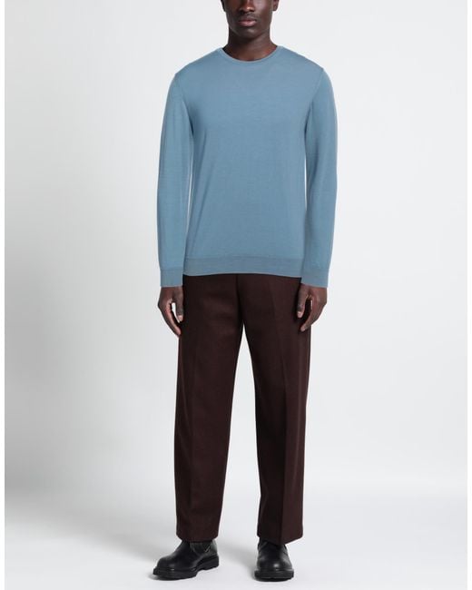 Daniele Fiesoli Blue Sweater for men