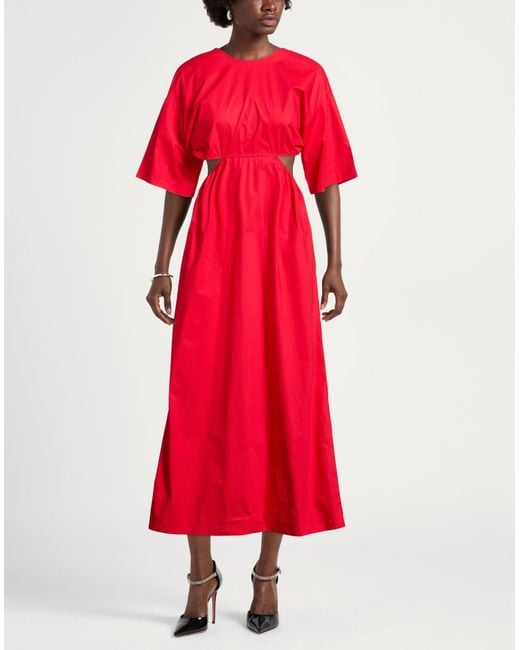 8pm Red Midi Dresses
