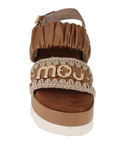 Mou Brown Sandals