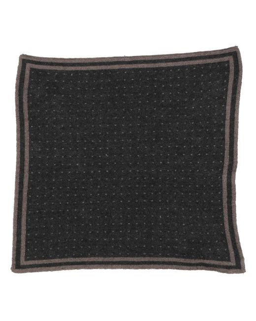Canali Black Scarf for men