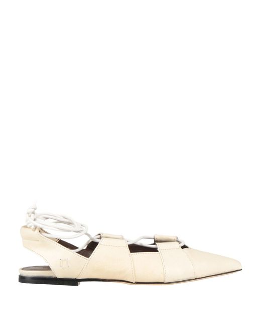 Collection Privée Natural Ballet Flats Leather