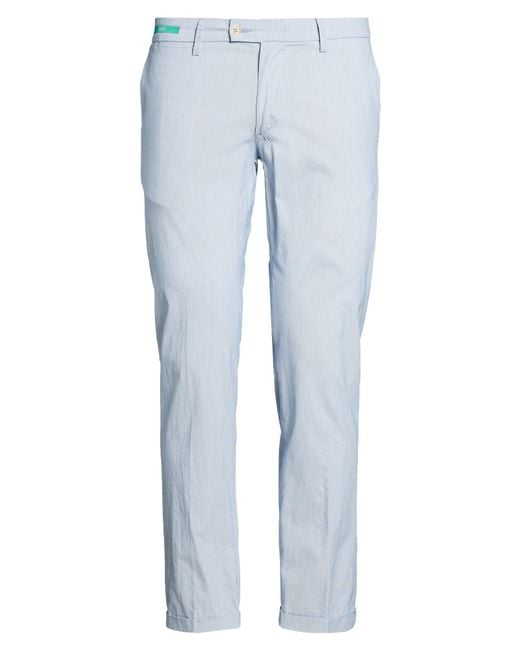 RE_HASH Blue Light Pants Lyocell, Cotton, Elastane for men