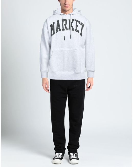 Market White Sweatshirt for men
