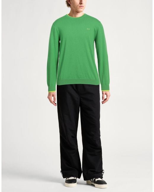 Sun 68 Green Sweater for men
