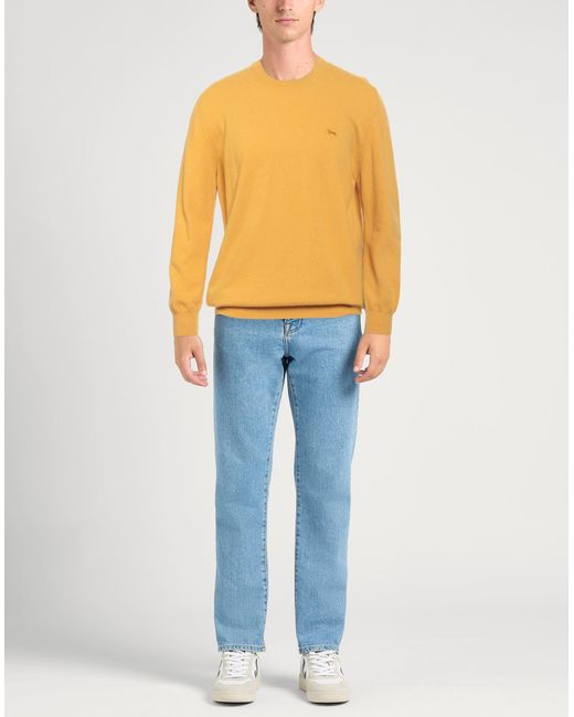 Harmont & Blaine Yellow Marigold Sweater Wool, Cashmere for men