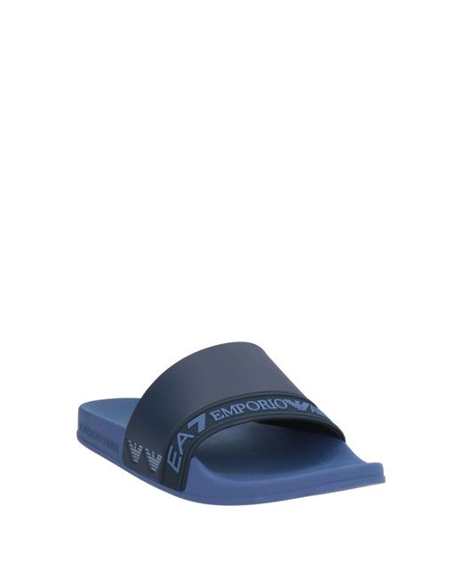 EA7 Blue Sandals for men