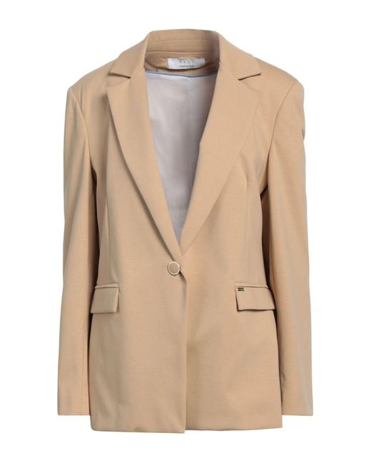 Kaos Natural Sand Blazer Cotton, Polyamide, Elastane
