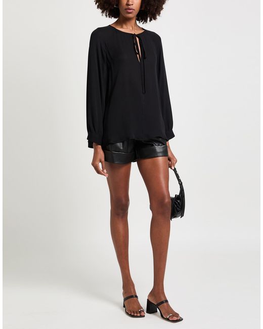 Nili Lotan Black Top Silk