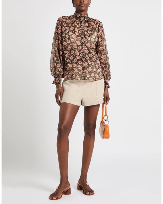 Liu Jo Brown Better Shirt Polyester, Metallic Fiber