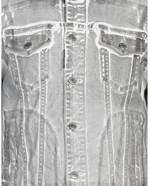 DSquared² Gray Denim Outerwear for men