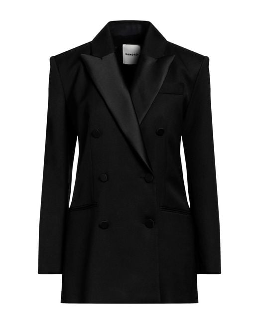 Sandro Black Blazer