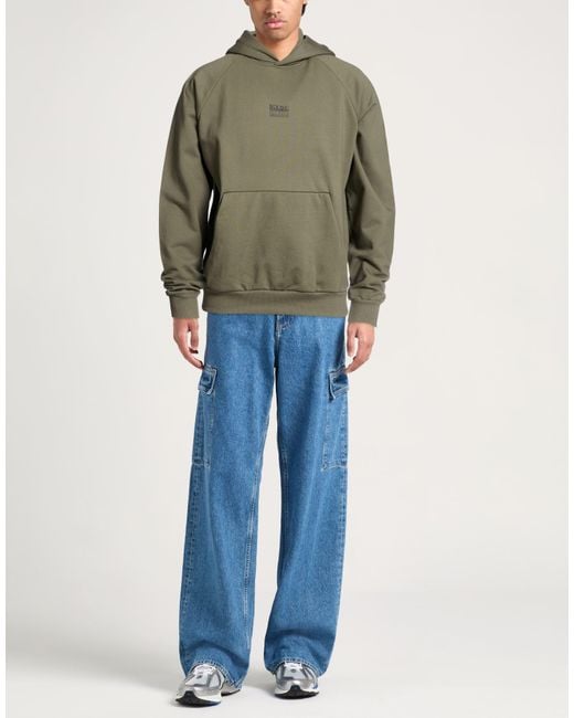 Napapijri Green Military Sweatshirt Cotton for men