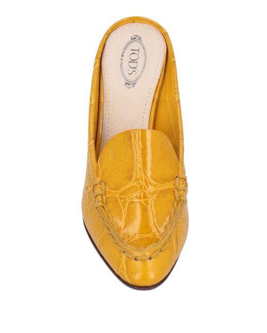 Tod's Natural Mules & Clogs Leather