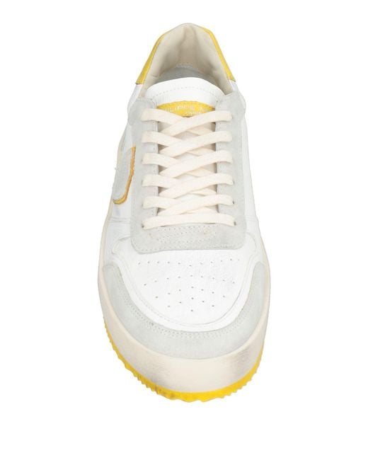 Philippe Model White Trainers for men