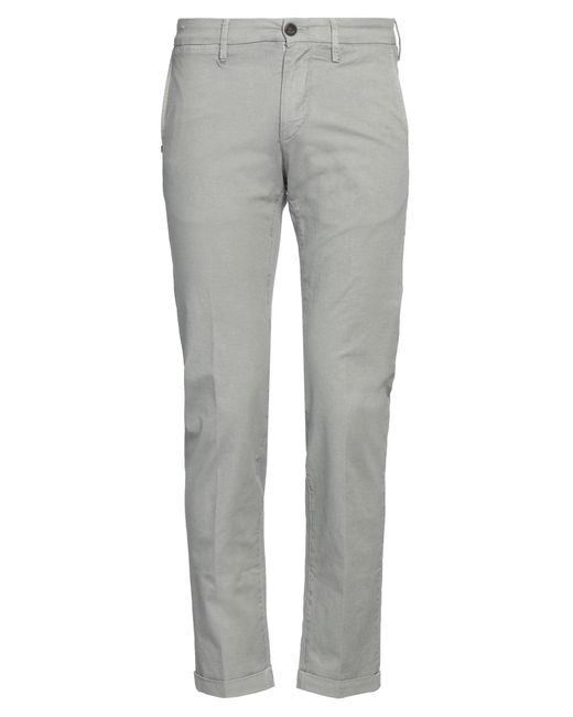 RE_HASH Gray Pants Cotton, Elastane for men