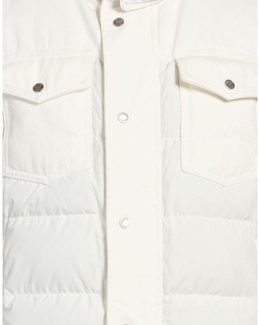 Moorer White Puffer Polyester for men